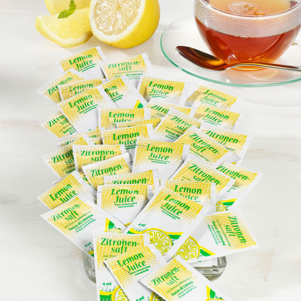 Zitronensaft Beutel 100 Stück Zitronensaft Beutel 100 Stück von Hellma