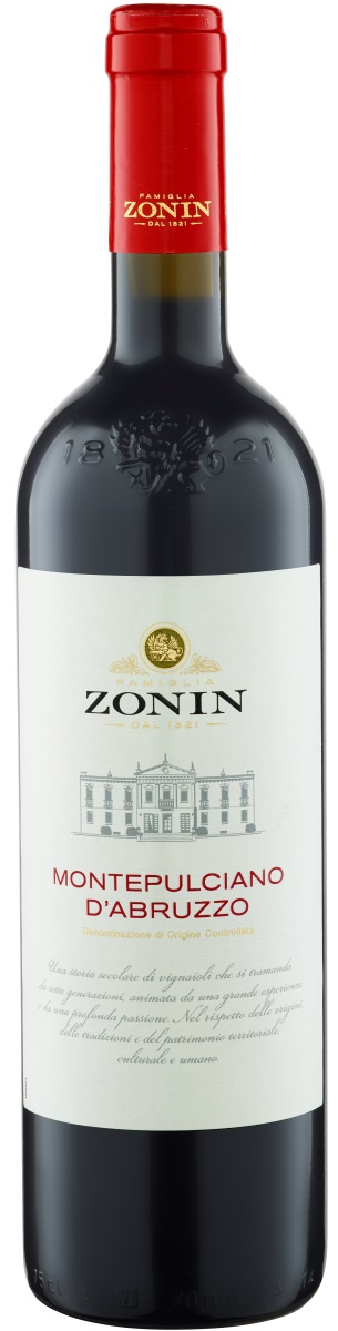 Zonin Montepulciano D'Abruzzo Rotwein DOC 0,75L Zonin Montepulciano D'Abruzzo Rotwein DOC 0,75L