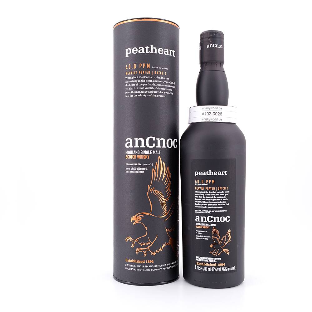 anCnoc Peatheart Batch 3 0,70 L/ 46.0% vol anCnoc Peatheart Batch 3 0,70 L/ 46.0% vol