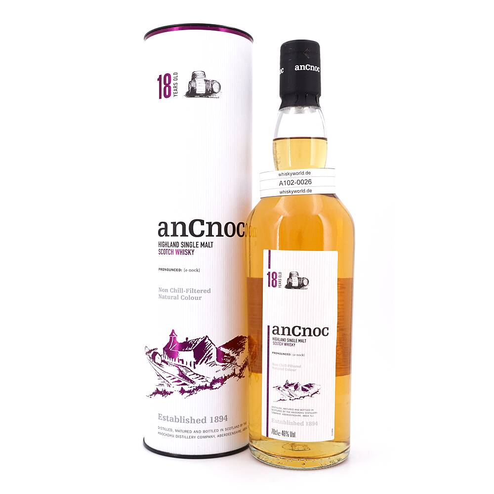 anCnoc 18 Jahre 0,70 L/ 46.0% vol anCnoc 18 Jahre 0,70 L/ 46.0% vol