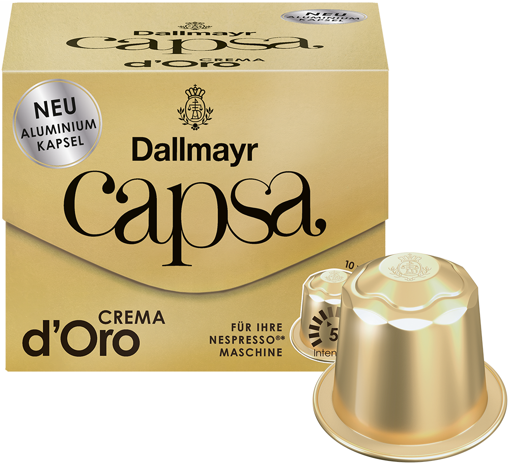 capsa Crema d'Oro von Alois Dallmayr Kaffee OHG