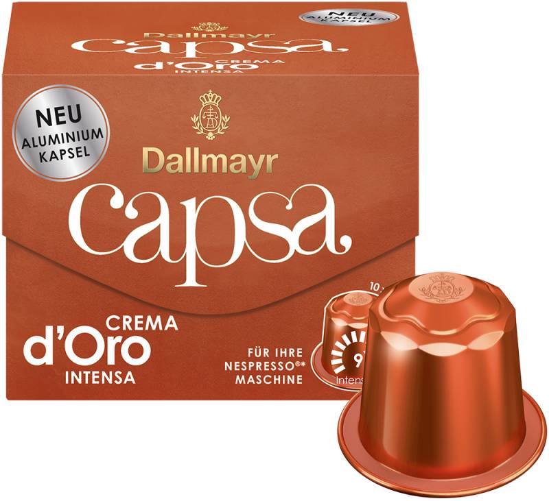 capsa Crema d'Oro intensa von Alois Dallmayr Kaffee OHG