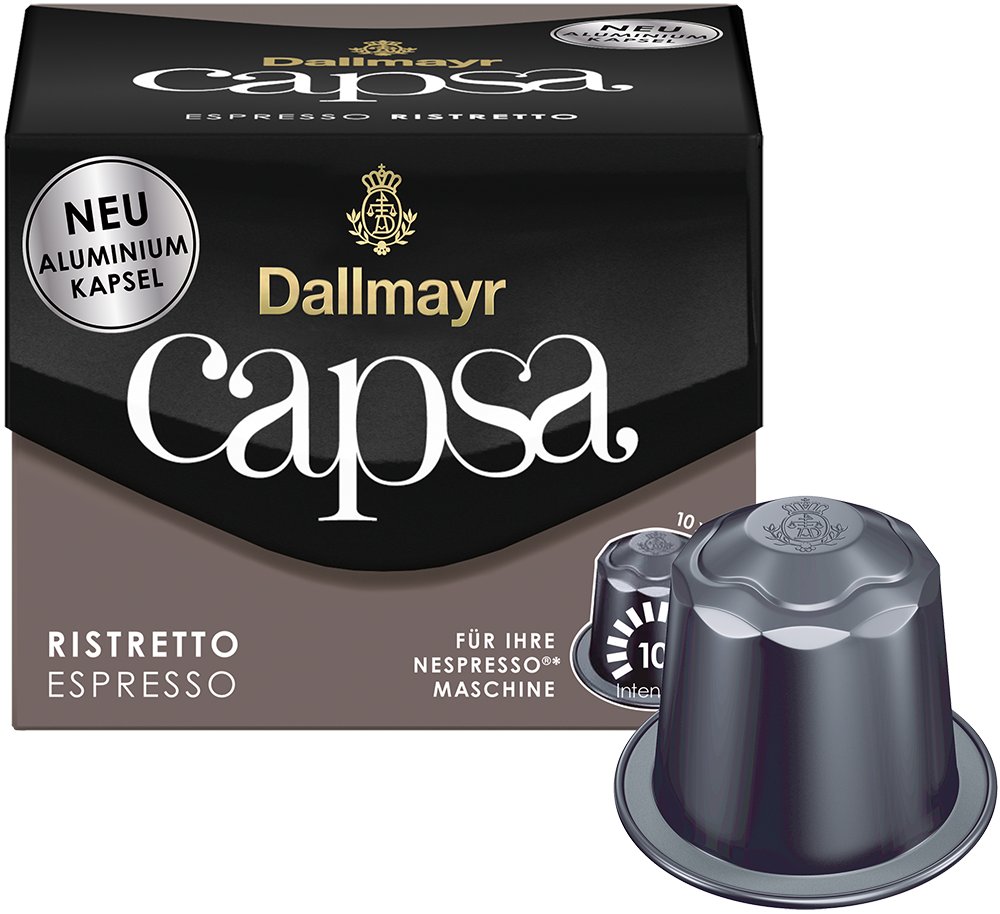 capsa Espresso Ristretto von Alois Dallmayr Kaffee OHG