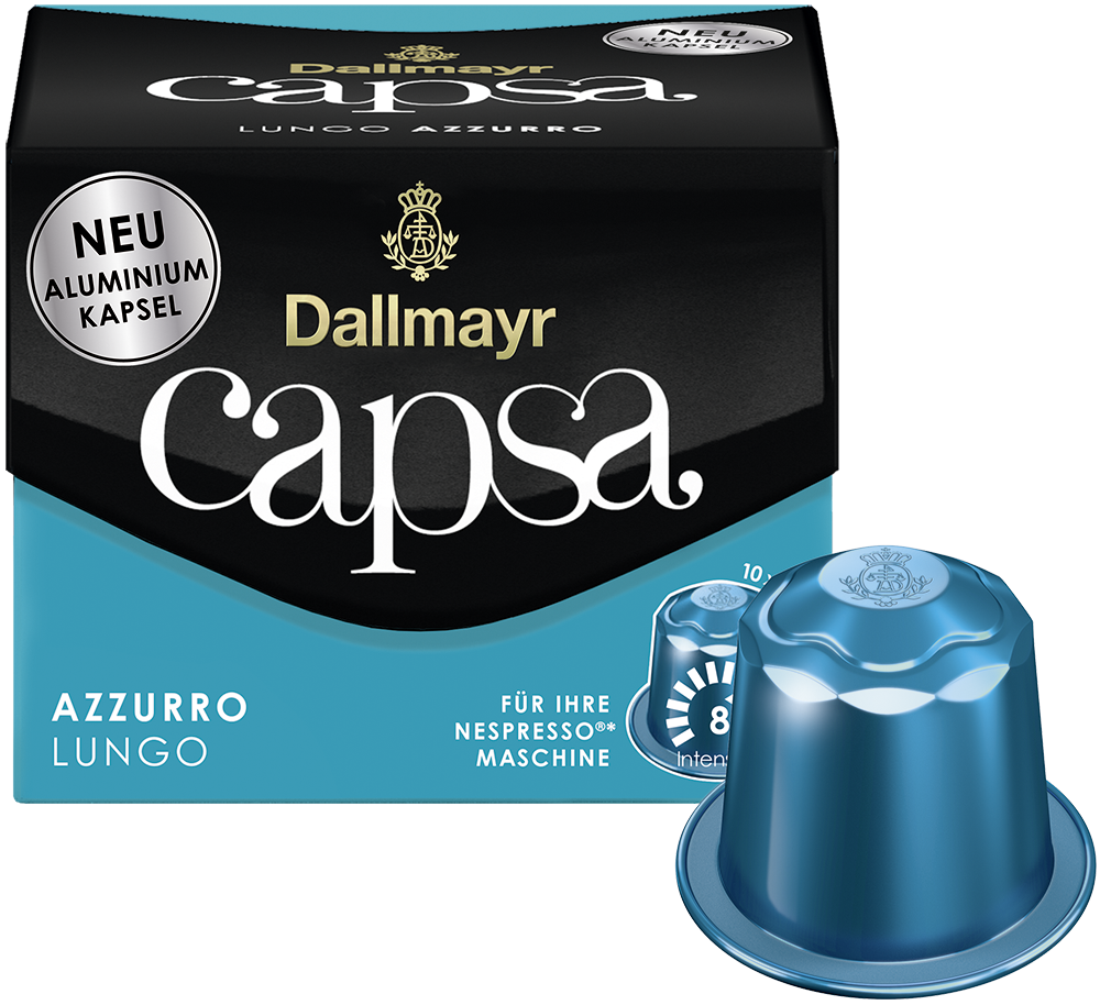 capsa Lungo Azzurro von Alois Dallmayr Kaffee OHG