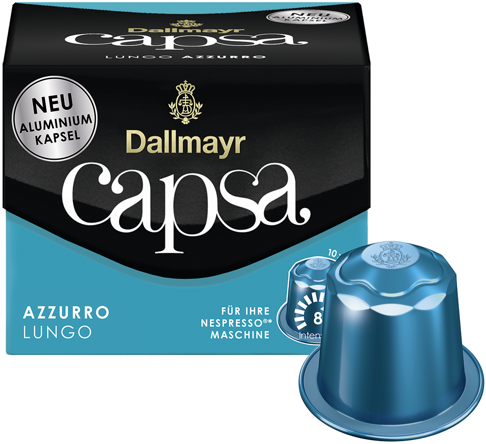 capsa Lungo Azzurro von Alois Dallmayr Kaffee OHG