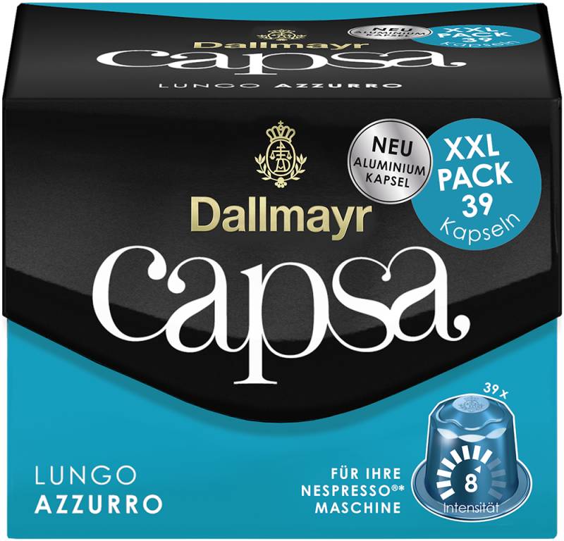 capsa Lungo Azzurro XXL von Alois Dallmayr Kaffee OHG