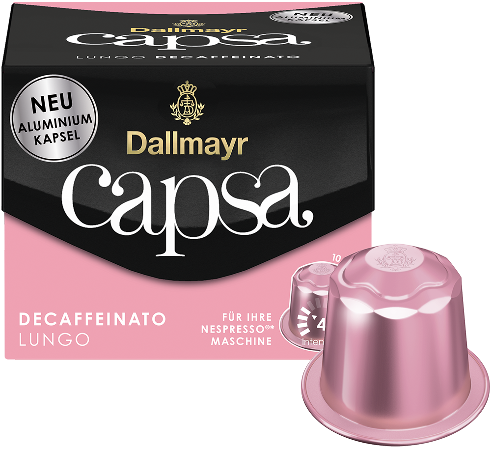 capsa Lungo Decaffeinato capsa Lungo Decaffeinato von Alois Dallmayr Kaffee OHG