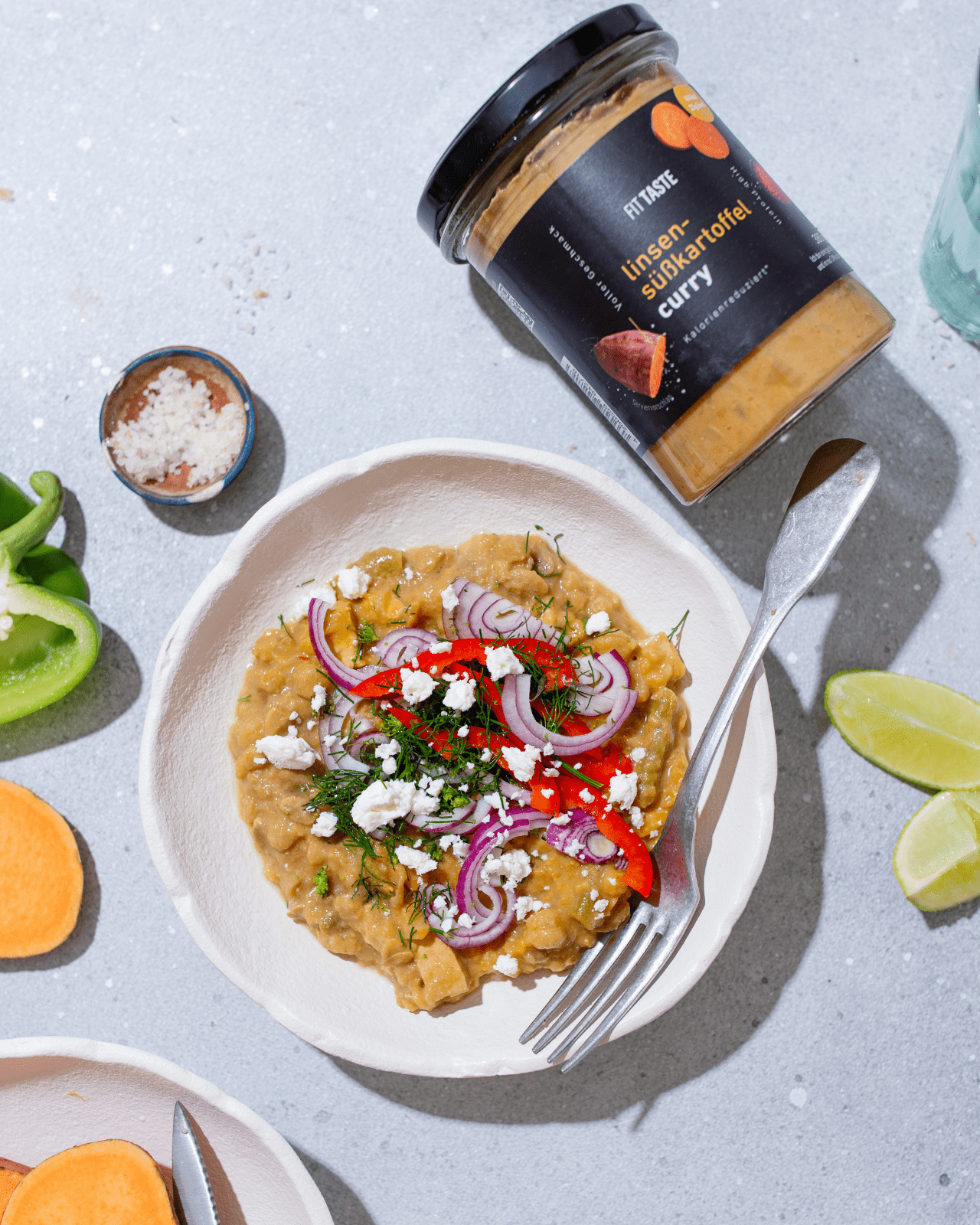 linsen-süßkartoffel curry von FITTASTE GmbH