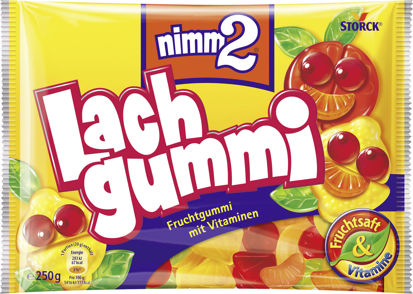 Storck Nimm2 Lachgummi 250G Storck Nimm2 Lachgummi 250G