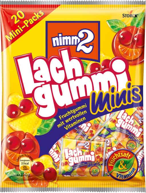 Storck Nimm2 Lachgummi Minis 210G