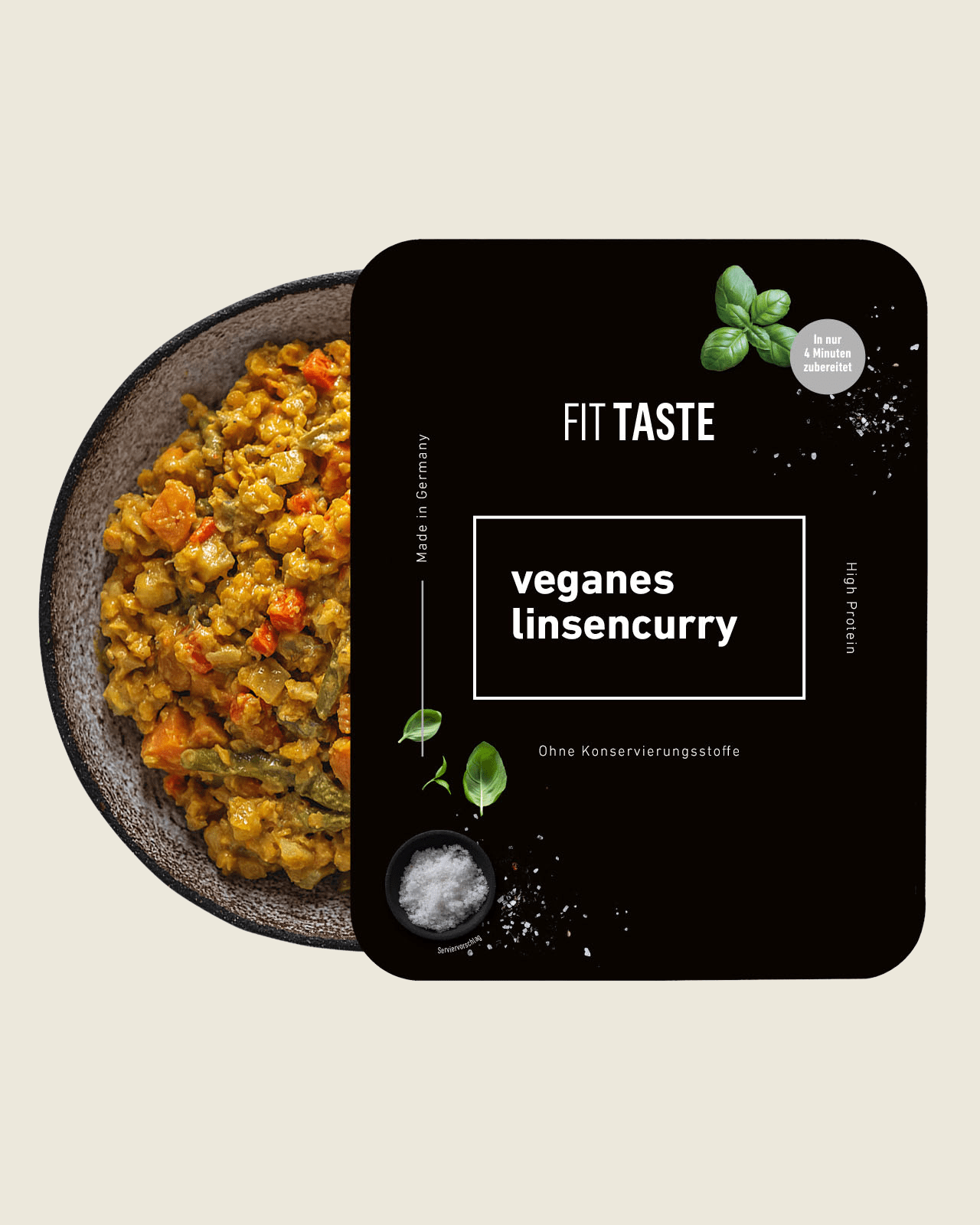 veganes linsencurry von FITTASTE GmbH