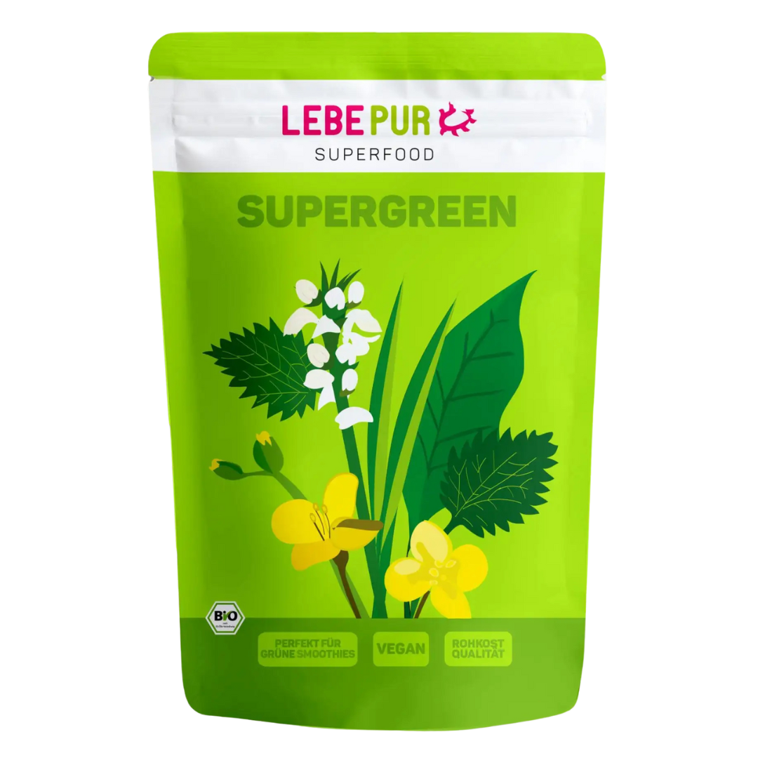 Bio Supergreen Pulver Bio Supergreen Pulver von Lebepur