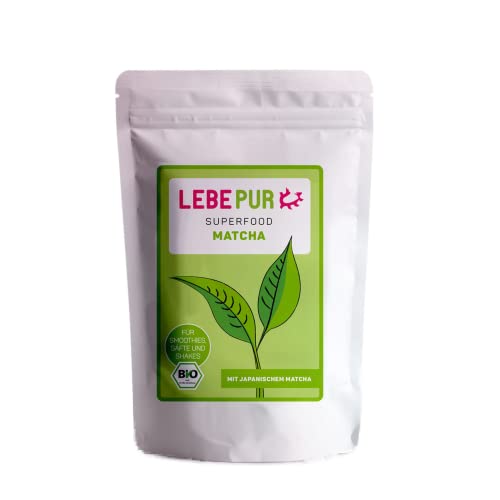 LEBEPUR Super Food - Bio Matcha, Grüner Smoothie, 1er Pack (1 x 40 g) von Lebepur
