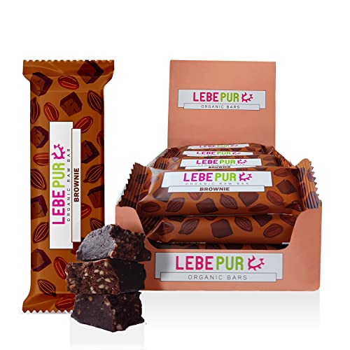 Lebepur Bio Energieriegel Brownie 15x50g | veganer Riegel auf Dattelbasis | Cashewkerne, Cashewmus, Kakao | ohne Zuckerzusatz | Rohkostriegel glutenfrei | laktosefrei | Power Bar | Großpackung Lebepur Bio Energieriegel Brownie 15x50g | veganer Riegel auf Dattelbasis | Cashewkerne, Cashewmus, Kakao | ohne Zuckerzusatz | Rohkostriegel glutenfrei | laktosefrei | Power Bar | Großpackung von Lebepur