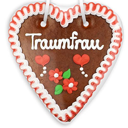Lebkuchenherz, 18cm - Traumfrau Lebkuchenherz, 18cm - Traumfrau von Lebkuchenwelt