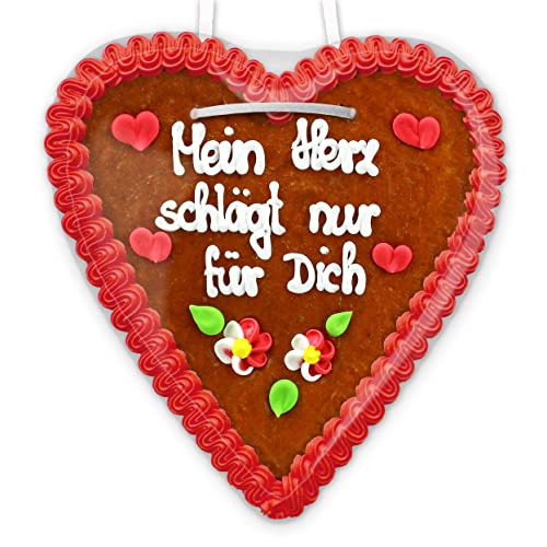 Lebkuchenherz - 21cm - Mein Herz schlägt nur für Dich Lebkuchenherz - 21cm - Mein Herz schlägt nur für Dich von Lebkuchenwelt