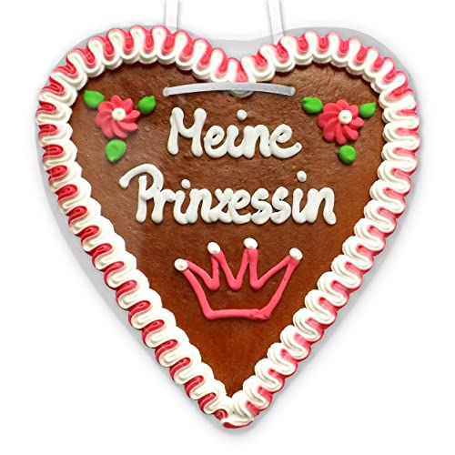 Lebkuchenherz - 21cm - Meine Prinzessin von Lebkuchenwelt