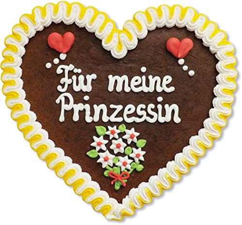 Lebkuchenherz - 23cm - Für meine Prinzessin - perfekt für Freundin, Tochter, Frau und alle Liebenden von Lebkuchenwelt