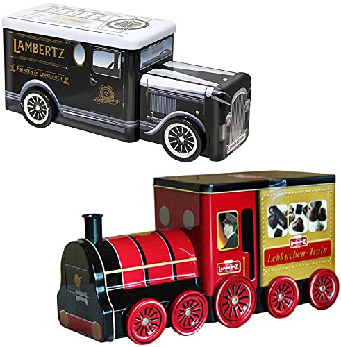 Lambertz Lebkuchen Truck Nostalgisches Metall Auto und LOK 825g XL Lokomotive Lambertz Lebkuchen Truck Nostalgisches Metall Auto und LOK 825g XL Lokomotive von Lebkuchen