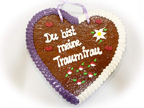 Lebkuchenherzen riesengroß, Lebkuchenherz Du bist meine Traumfrau,ca.2000 Gramm, 60 cm Lebkuchenherzen riesengroß, Lebkuchenherz Du bist meine Traumfrau,ca.2000 Gramm, 60 cm von Lebkuchenherz München Schifferl