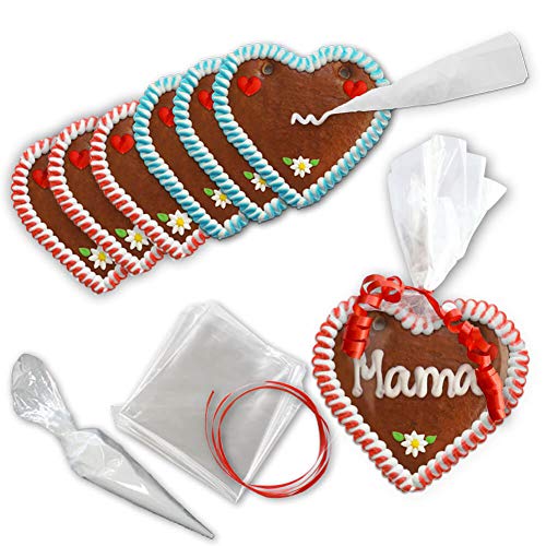 10x Lebkuchenherz Rohlinge - Do it Yourself - Set - 12cm - zum selbst Beschriften von LEBKUCHEN WELT 10x Lebkuchenherz Rohlinge - Do it Yourself - Set - 12cm - zum selbst Beschriften von LEBKUCHEN WELT von Lebkuchenwelt