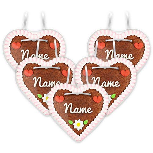 5x Individuelle Tischkarten aus Lebkuchen - Farbe: rosa-weiß - jetzt online individuell beschriftete Lebkuchenherzen mit Namen konfigurieren - individuelles Platzkärtchen 5x Individuelle Tischkarten aus Lebkuchen - Farbe: rosa-weiß - jetzt online individuell beschriftete Lebkuchenherzen mit Namen konfigurieren - individuelles Platzkärtchen von Lebkuchenwelt