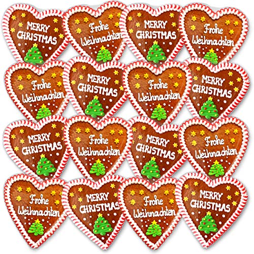 LEBKUCHEN WELT Lebkuchenherzen 20 Stück Weihnachtsgrüße 21cm Frohes Fest Frohe Weihnachten Merry Christmas Gemischt - Original Weihnachts Lebkuchen Herzen frisch und günstig kaufen LEBKUCHEN WELT Lebkuchenherzen 20 Stück Weihnachtsgrüße 21cm Frohes Fest Frohe Weihnachten Merry Christmas Gemischt - Original Weihnachts Lebkuchen Herzen frisch und günstig kaufen von Lebkuchenwelt