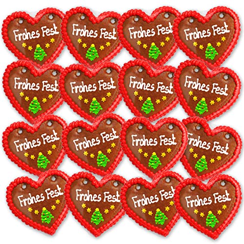 LEBKUCHEN WELT Lebkuchenherzen 8 Stück mit Frohes Fest Sprüchen 12cm - Original Oktoberfestlebkuchenherzen & Weihnachts Lebkuchen Herzen frisch und günstig kaufen LEBKUCHEN WELT Lebkuchenherzen 8 Stück mit Frohes Fest Sprüchen 12cm - Original Oktoberfestlebkuchenherzen & Weihnachts Lebkuchen Herzen frisch und günstig kaufen von Lebkuchenwelt