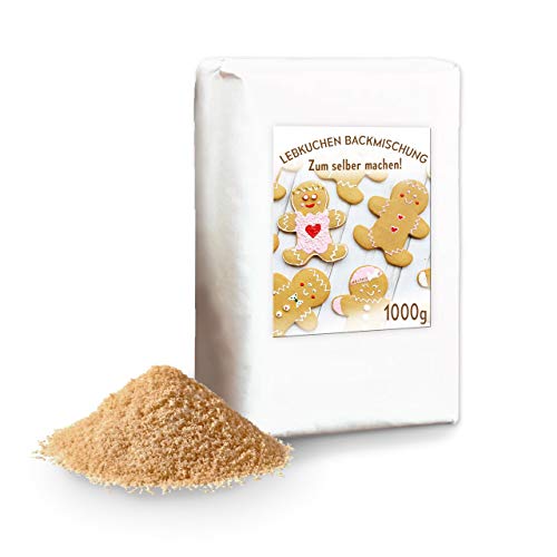 Lebkuchen Backmischung 1000g | fertig gemixte Mischung für Lebkuchenhaus & Lebkuchenherzen selber backen - Weihnachtsgebäck kinderleicht selber machen LEBKUCHEN WELT Lebkuchen Backmischung 1000g | fertig gemixte Mischung für Lebkuchenhaus & Lebkuchenherzen selber backen - Weihnachtsgebäck kinderleicht selber machen LEBKUCHEN WELT von Lebkuchenwelt