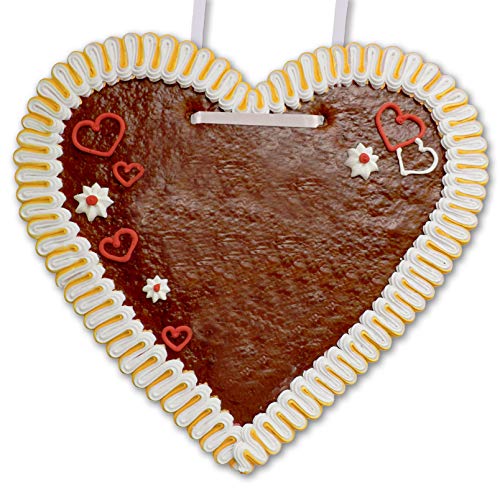 Lebkuchen Herz Rohling - 50cm XXL - Gelb-Weiß - mit Rand & Deko - Premium Qualität - Frisch & Saftig! Lebkuchen-Herz Lebkuchen-Herzen LEBKUCHEN WELT Lebkuchen Herz Rohling - 50cm XXL - Gelb-Weiß - mit Rand & Deko - Premium Qualität - Frisch & Saftig! Lebkuchen-Herz Lebkuchen-Herzen LEBKUCHEN WELT von Lebkuchenwelt