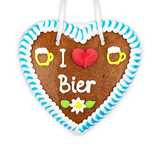 Lebkuchenherz, 14cm - I °Herz° Bier Lebkuchenherz, 14cm - I °Herz° Bier von Lebkuchenwelt
