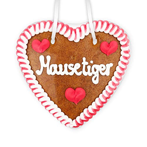 Lebkuchenherz, 14cm - Mausetiger Lebkuchenherz, 14cm - Mausetiger von Lebkuchenwelt
