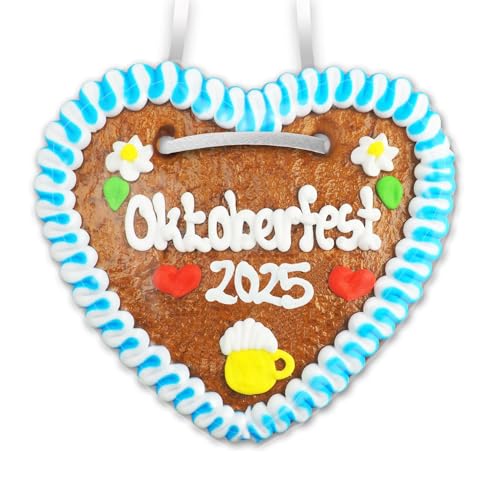 Lebkuchenherz, 14cm ? Oktoberfest 2025 ? wie von der Wiesn und Jahrmarkt LEBKUCHENWELT Lebkuchenherz, 14cm ? Oktoberfest 2025 ? wie von der Wiesn und Jahrmarkt LEBKUCHENWELT von Lebkuchenwelt