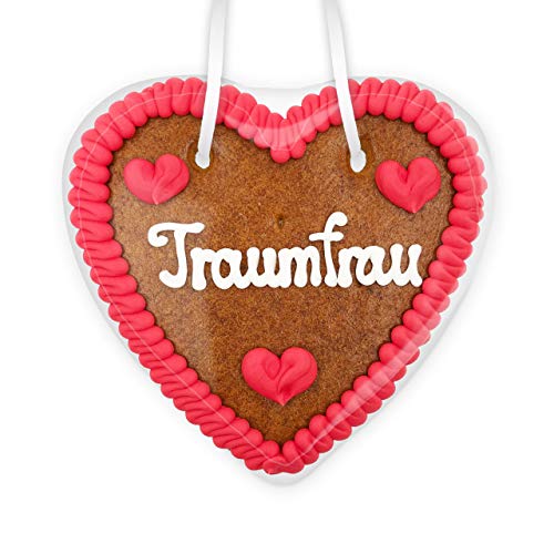Lebkuchenherz, 14cm - Traumfrau Lebkuchenherz, 14cm - Traumfrau von Lebkuchenwelt