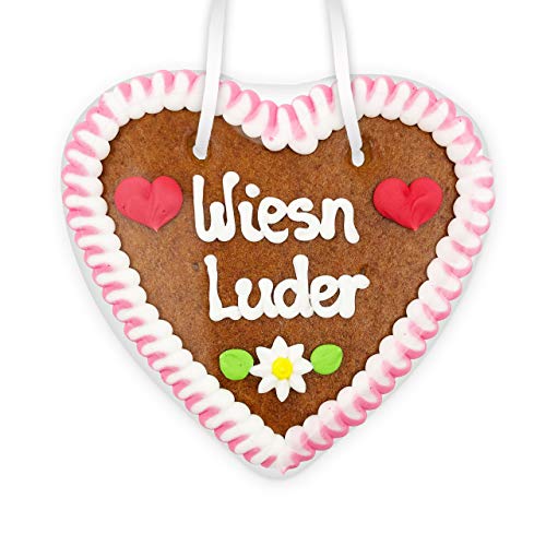 Lebkuchenherz, 14cm - Wiesn Luder Lebkuchenherz, 14cm - Wiesn Luder von Lebkuchenwelt