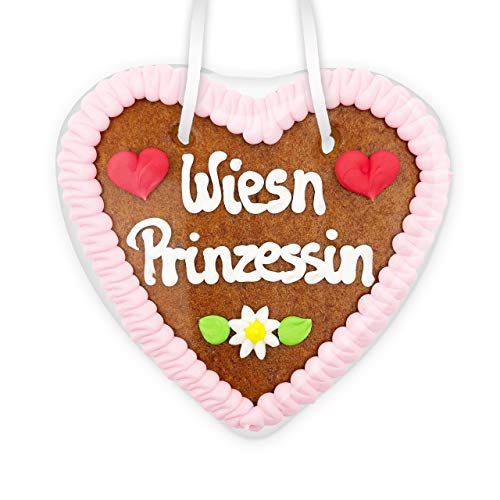 Lebkuchenherz, 14cm - Wiesn Prinzessin Lebkuchenherz, 14cm - Wiesn Prinzessin von Lebkuchenwelt