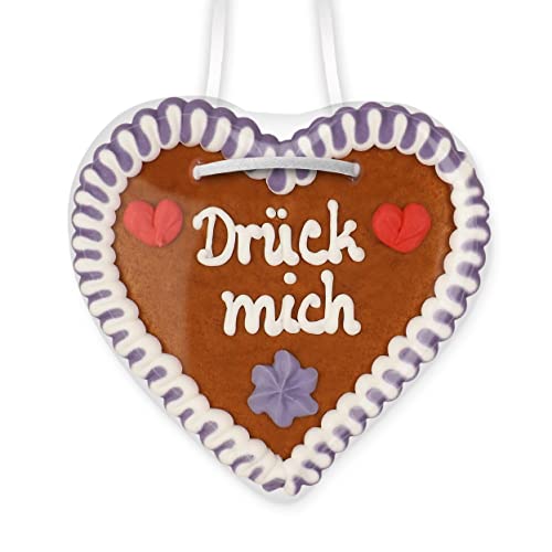 Lebkuchenherz 12cm - Drück mich - ein süßer Gruß zur Wiesn Lebkuchenherz 12cm - Drück mich - ein süßer Gruß zur Wiesn von Lebkuchenwelt