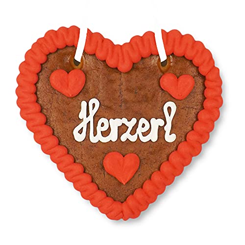 Lebkuchenherz 12cm - Herzerl - typisch Bayrisch von Lebkuchenwelt