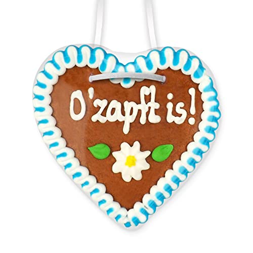 Lebkuchenherz 12cm - Ozapft is - der Klassiker vom Münchener Oktoberfest Lebkuchenherz 12cm - Ozapft is - der Klassiker vom Münchener Oktoberfest von Lebkuchenwelt