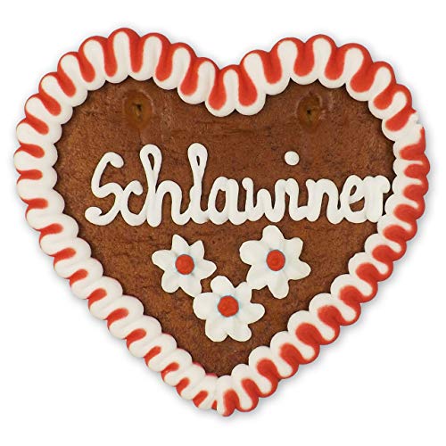 Lebkuchenherz 12cm - Schlawiner - die leckere Geschenkidee aus Bayern Lebkuchenherz 12cm - Schlawiner - die leckere Geschenkidee aus Bayern von Lebkuchenwelt