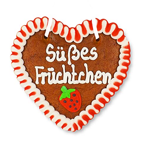 Lebkuchenherz 12cm - Süßes Früchtchen - backfrische Süßigkeit aus Bayern Lebkuchenherz 12cm - Süßes Früchtchen - backfrische Süßigkeit aus Bayern von Lebkuchenwelt