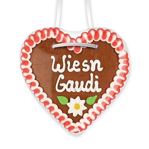 Lebkuchenherz 12cm - Wiesn Gaudi - Spezialität vom Oktoberfest Lebkuchenherz 12cm - Wiesn Gaudi - Spezialität vom Oktoberfest von Lebkuchenwelt
