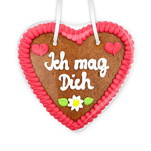 Lebkuchenherz - 14cm - Ich mag Dich Lebkuchenherz - 14cm - Ich mag Dich von Lebkuchenwelt