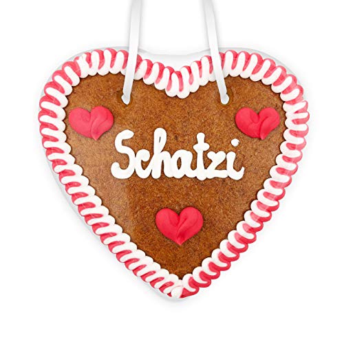 Lebkuchenherz - 14cm - Schatzi Lebkuchenherz - 14cm - Schatzi von Lebkuchenwelt