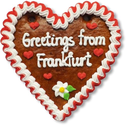 Lebkuchenherz 16cm mit Spruch - Greetings from Frankfurt | Lebkuchen Herz & nette Grüße verschicken | International Grüße aus Frankfurt versenden | Lebkuchenherzen bestellen von LEBKUCHEN WELT Lebkuchenherz 16cm mit Spruch - Greetings from Frankfurt | Lebkuchen Herz & nette Grüße verschicken | International Grüße aus Frankfurt versenden | Lebkuchenherzen bestellen von LEBKUCHEN WELT von Lebkuchenwelt