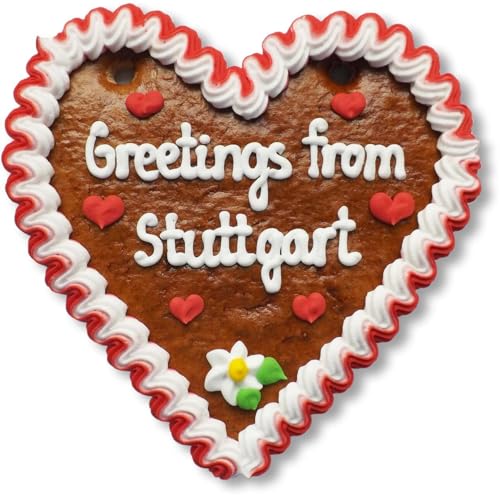 Lebkuchenherz 16cm mit Spruch - Greetings from Stuttgart | Lebkuchen Herz & nette Grüße verschicken | International Grüße aus Stuttgart versenden | Lebkuchen Herz günstig kaufen von LEBKUCHEN WELT Lebkuchenherz 16cm mit Spruch - Greetings from Stuttgart | Lebkuchen Herz & nette Grüße verschicken | International Grüße aus Stuttgart versenden | Lebkuchen Herz günstig kaufen von LEBKUCHEN WELT von Lebkuchenwelt
