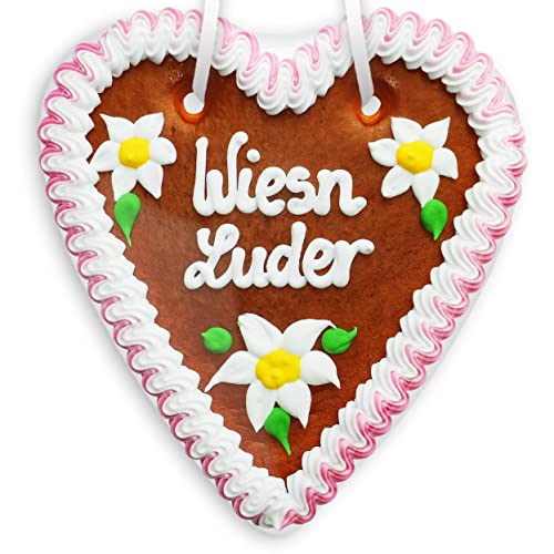 Lebkuchenherz - 18cm - Wiesn Luder Lebkuchenherz - 18cm - Wiesn Luder von Lebkuchenwelt