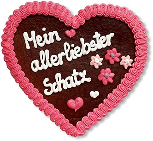 Lebkuchenherz - 23cm - Mein allerliebster Schatz - für alle, die Ihrem Schatz etwas schönes schenken wollen Lebkuchenherz - 23cm - Mein allerliebster Schatz - für alle, die Ihrem Schatz etwas schönes schenken wollen von Lebkuchenwelt