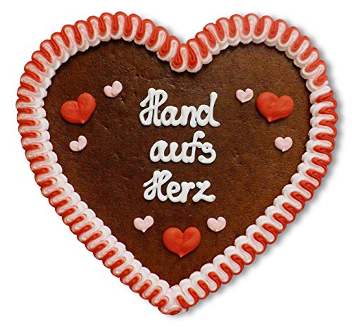 Lebkuchenherz 23cm mit Spruch - Hand aufs Herz | Herz Dekoration mit Spruch | Schöne Wandsprüche & Wanddeko | Sprüche für die Wand | Lebkuchenherzen günstig online kaufen von LEBKUCHEN WELT Lebkuchenherz 23cm mit Spruch - Hand aufs Herz | Herz Dekoration mit Spruch | Schöne Wandsprüche & Wanddeko | Sprüche für die Wand | Lebkuchenherzen günstig online kaufen von LEBKUCHEN WELT von Lebkuchenwelt