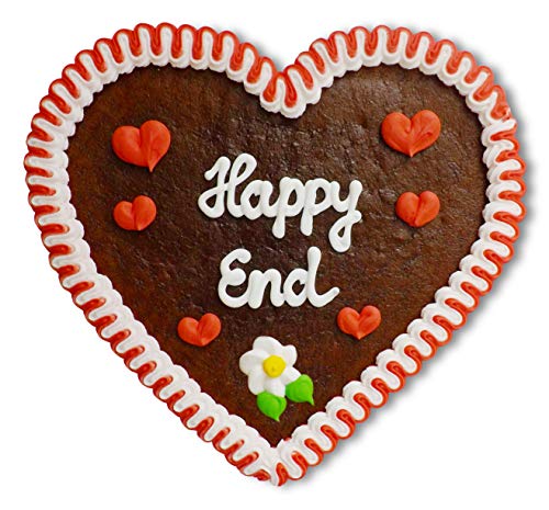 Lebkuchenherz 23cm mit Spruch - Happy End | Herz Dekoration mit Spruch | Schöne Wandsprüche & Wanddeko | Sprüche für die Wand | Lebkuchenherzen günstig online kaufen von LEBKUCHEN WELT Lebkuchenherz 23cm mit Spruch - Happy End | Herz Dekoration mit Spruch | Schöne Wandsprüche & Wanddeko | Sprüche für die Wand | Lebkuchenherzen günstig online kaufen von LEBKUCHEN WELT von Lebkuchenwelt